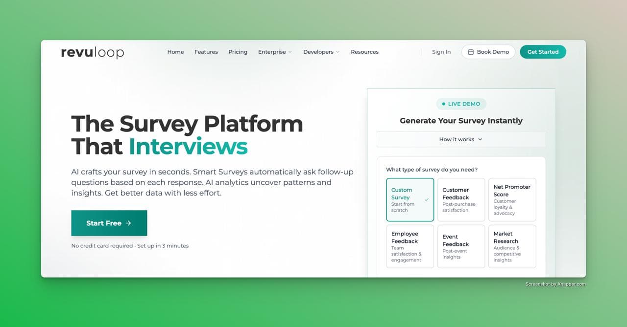 The Survey That Interviews